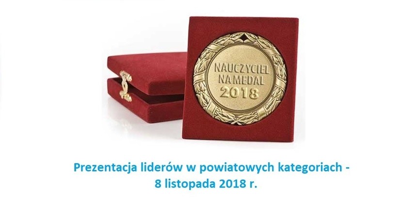 Nauczyciel na medal - galeria liderów powiatowych!