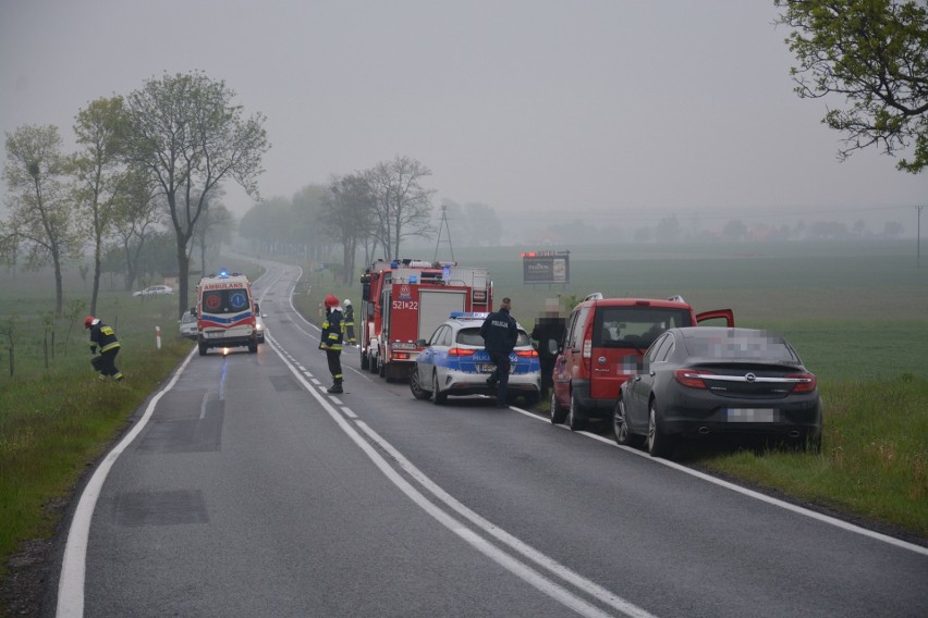 Groźnie wyglądająca kolizja w powiecie sępoleńskim [zdjęcia] 