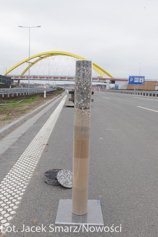 Autostrada A1 do Łodzi przed otwarciem