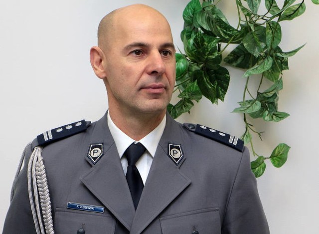 Insp. Robert Olszewski pełnił funkcję komendanta policji w Grudziądzu od połowy stycznia 2020 roku.