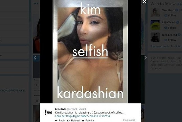 Kim Kardashian (fot. screen z Twitter.com)