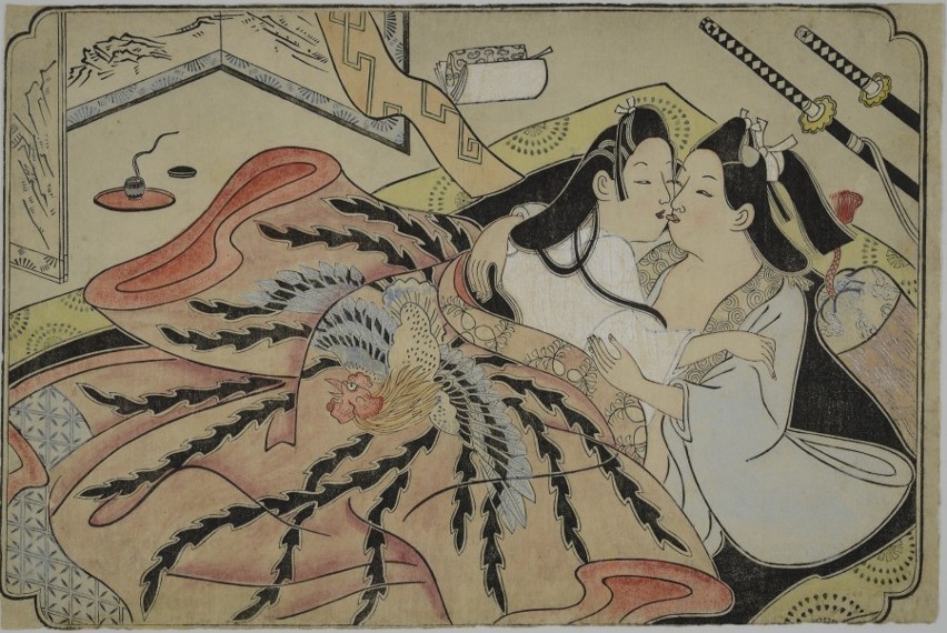 Erotyk ok. 1680 r., Sugimura Jihei