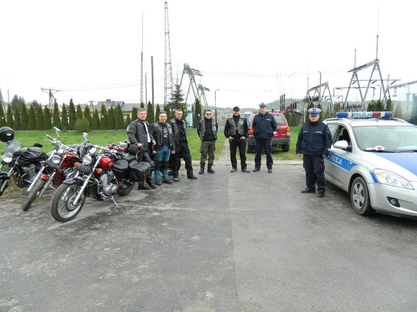 Motocykliści z Pińczowa wzięli udział w akcji promującej bezpieczeństwo 