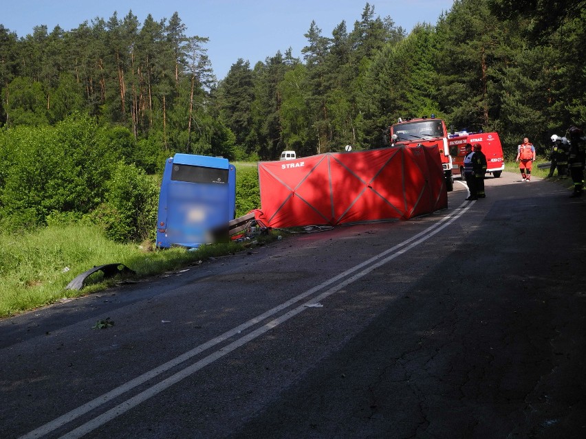 Tragiczny wypadek na trasie Kołczygłowy - Borzytuchom.