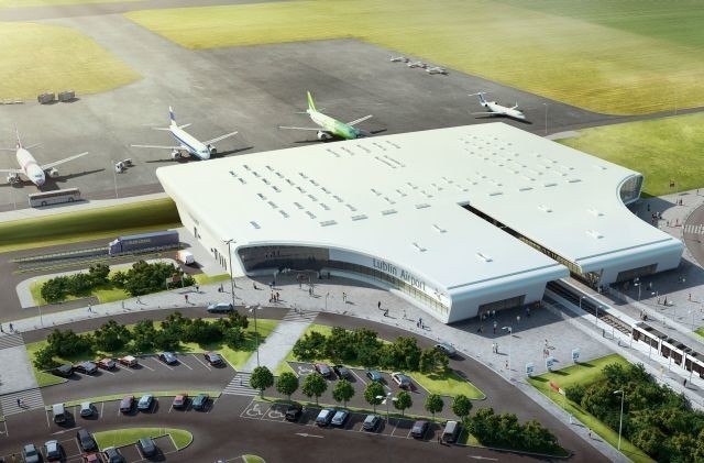 Tak będzie wyglądał terminal z lotu ptaka wg nowego projektu