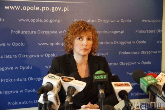 Prokurator Lidia Sieradzka z Prokuratury Okręgowej w Opolu.