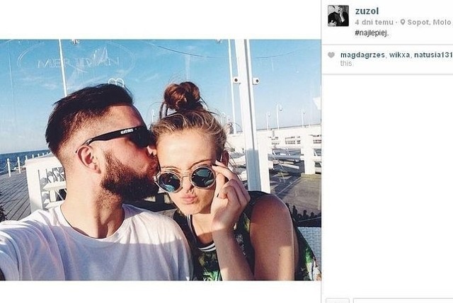 Zuza i jej chłopak w Sopocie (fot. screen z Instagram.com)