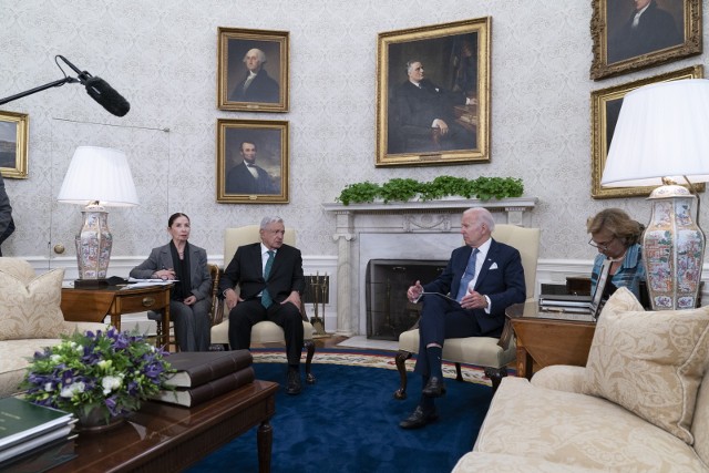 Manuel Obrador i Joe Biden