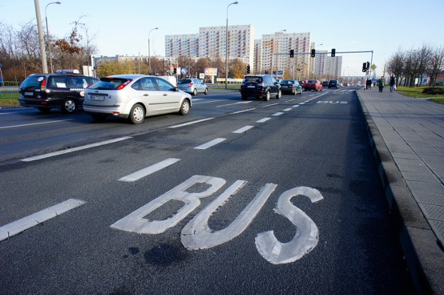 Poznań: Chcą, żeby buspasy były także dla kierowców przewożących pasażerów