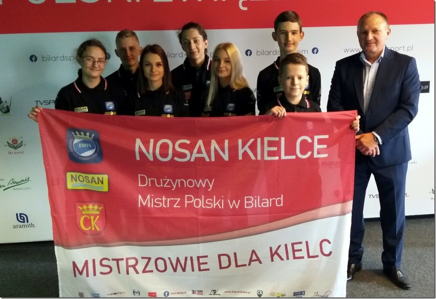 Kolejne sukcesy bilardzistów Nosanu Kielce i UKS Miłek Wiślica. Trzech zawodników powołanych do kadry narodowej juniorów [ZDJĘCIA]