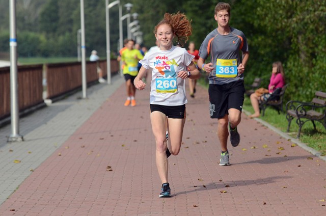 Kinga Brzószkiewicz była najszybsza wśród pań na obu dystansach.