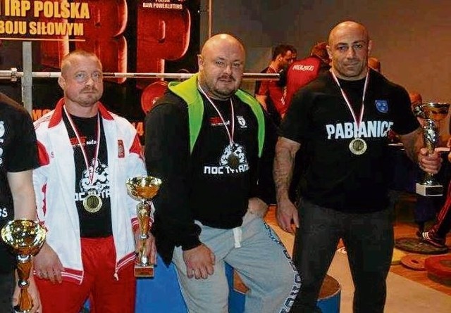 Silni ludzie z Tytan Teamu (od lewej): Dominik Skrzyński, Tomasz Andrzejczak i Hovhannes Yazichyan