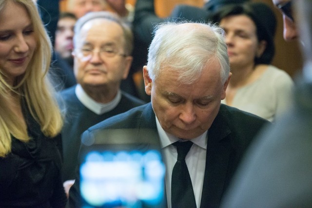 Jarosław Kaczyński  często bywa gościem ojca Tadeusza Rydzyka. Tutaj  na 24. urodzinach Radia Maryja.