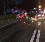 Wypadek na DK8 na skrzyżowaniu do miejscowości Trzyrzecze i Dryga (zdjęcia)