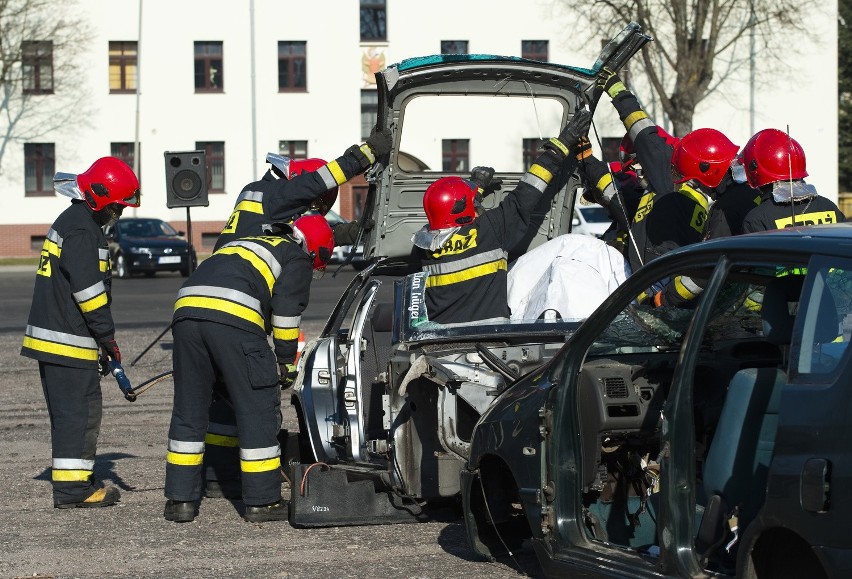 Szkolenie z bezpieczeństwa w ruchu drogowym w wojsku.