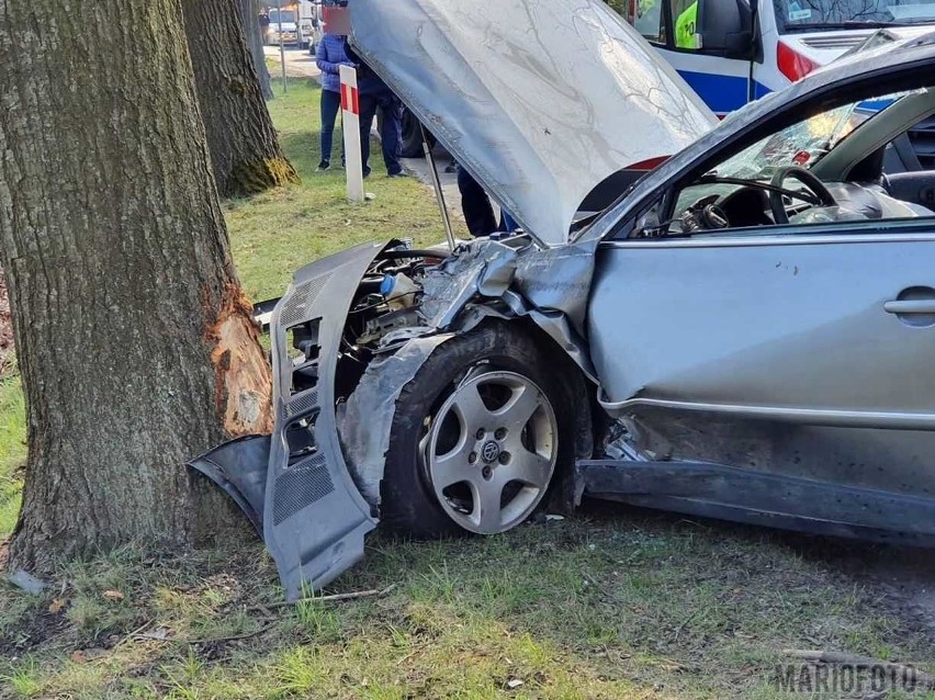 Wypadek na trasie Antoniów - Dylaki.