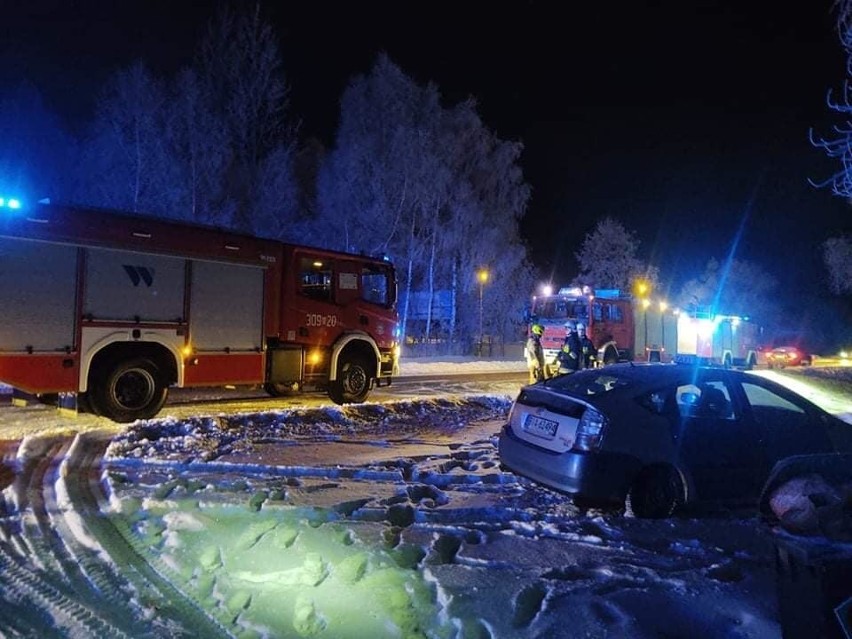 Fasty. Pożar domu jednorodzinnego. Dach stanął w...