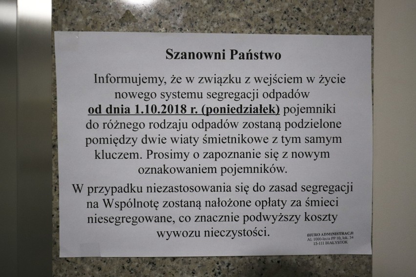 Al. Jana Pawła II. Administracja: Nie segregujesz, płać cztery razy więcej   