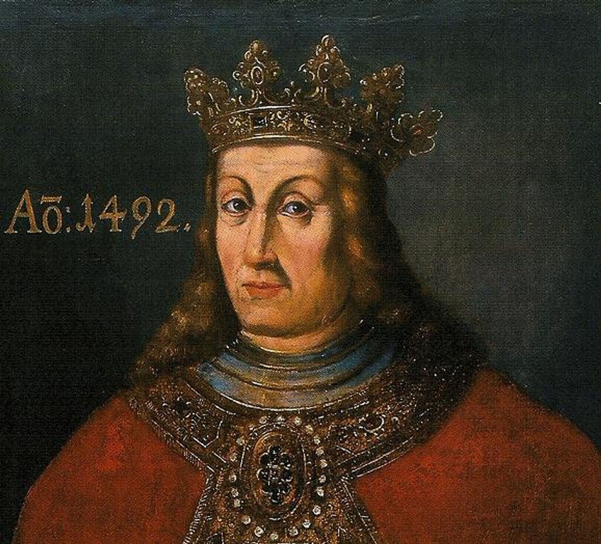 Król Jan Olbracht na XVII-wiecznym portrecie z ratusza w...