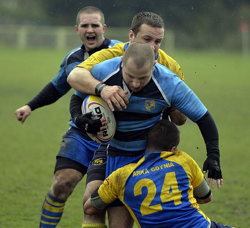 Rugby na Pomorzu. Ogniwo Sopot lepsze w derbach od Arki, zwycięstwo Lechii Gdańsk [ZDJĘCIA]