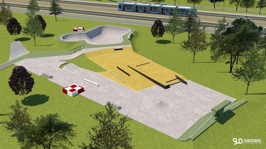 Kraków. Trwa budowa skateparku w Parku Lotników Polskich 