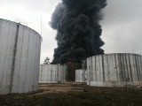 Płonie baza paliwowa ostrzelana przez siły rosyjskie 