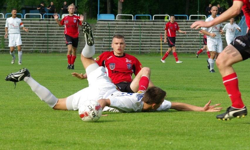 17.06.2009, Kraków: pierwszy mecz barażowy Hutnik - Jeziorak...