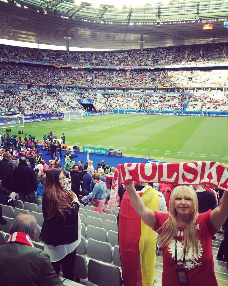 Maryla Rodowicz mecz Polska-Niemcy oglądała na Stade de...