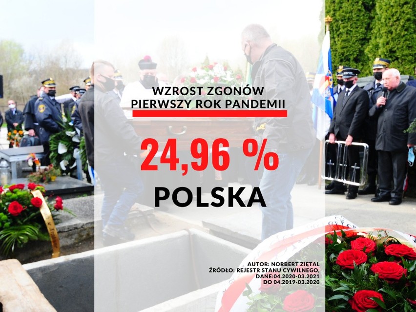 Polska: wzrost o 24,96 proc.