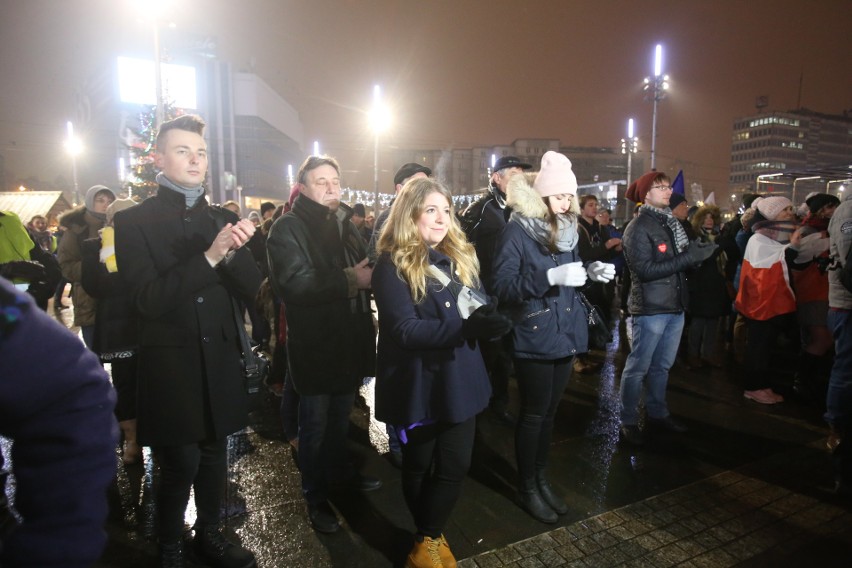 Protest studentów w Katowicach protestowali przeciwko...