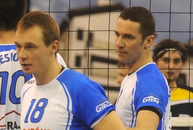 Największą sportową siłą Rajbudu GTPS są dwaj rutyniarze z ekstraklasową przeszlością: Maciej Kordysz (z lewej) i Paweł Maciejewicz