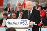 Wybory 2024. Jarosław Kaczyński na konwencji samorządowej w Stalowej Woli zagrzewał do walki. Było dużo emocji