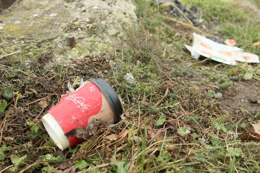 Śmieci zmorą mieszkańców Wieniawy. Wszystko przez klientów pobliskiego McDonald's