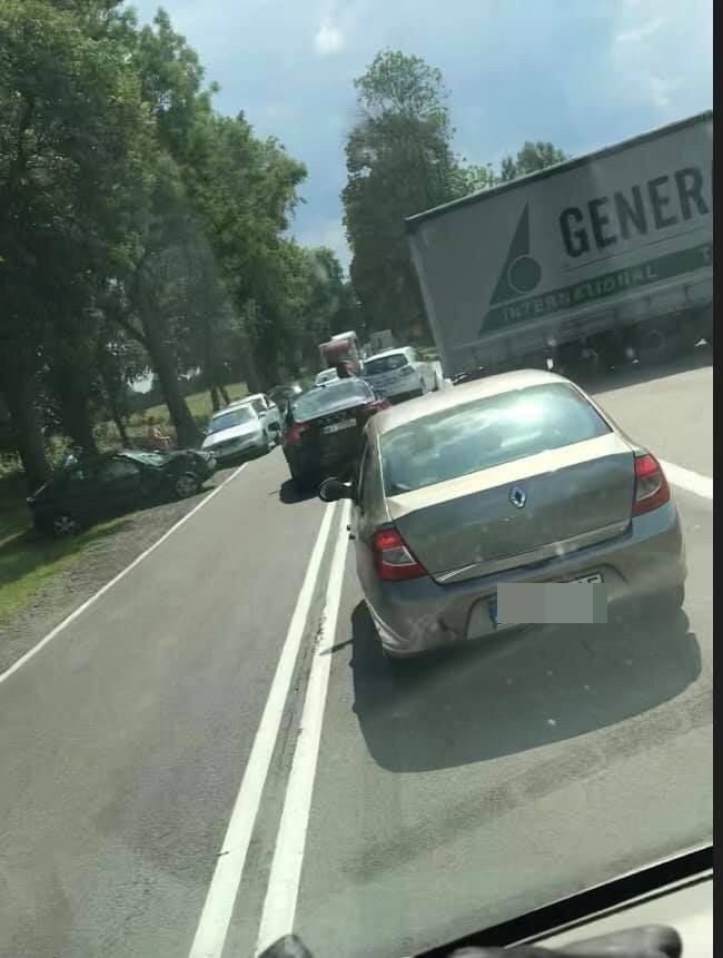 Haćki. Wypadek na DK 19. Tir zderzył się z osobówką (zdjęcia)