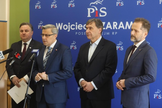 Jarosław Wieczorek i posłowie PiS w Zabrzu