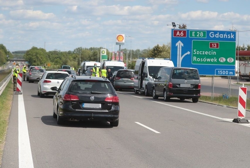 Co z zatorem przed wjazdem do Kołbaskowa? Zdecydowanie poprawiła się sytuacja