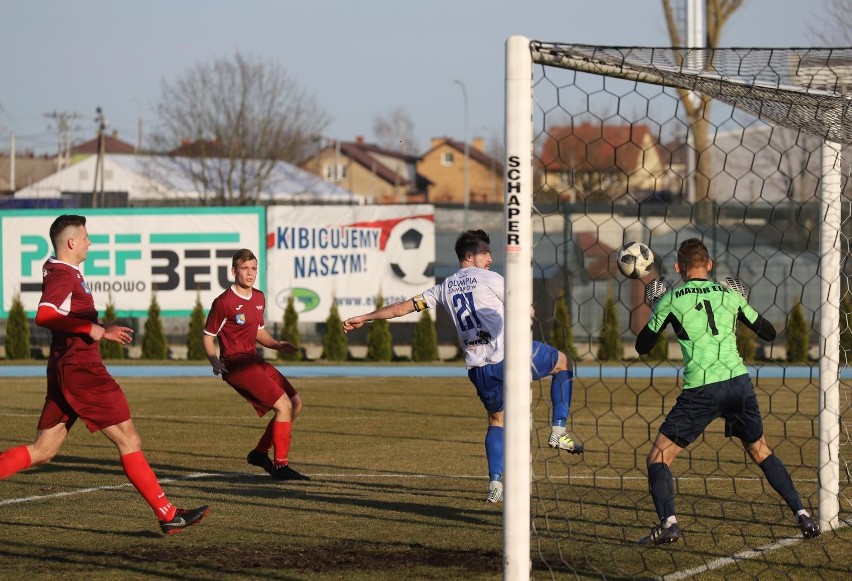 Mecz Olimpia Zambrów - Mazur Ełk