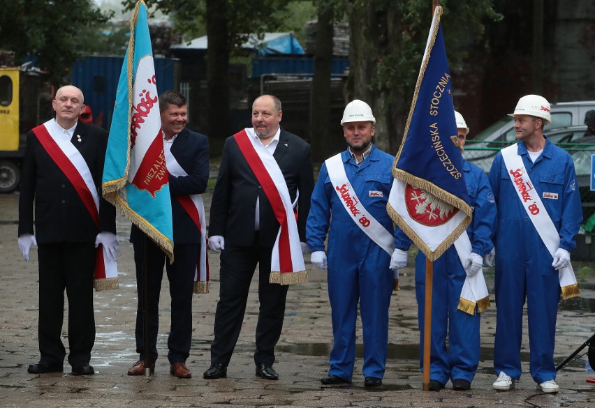 Uroczystości podpisania porozumień sierpniowych w Morskiej Stoczni Remontowej "Gryfia" [ZDJĘCIA]