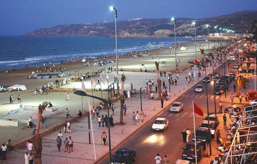 7. najlepszą plażą Maroka okazała się ta zlokalizowana w...