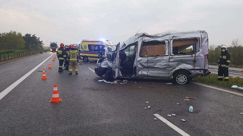 Wypadek na A1 to jedno ze zdarzeń, w którym interweniowali...