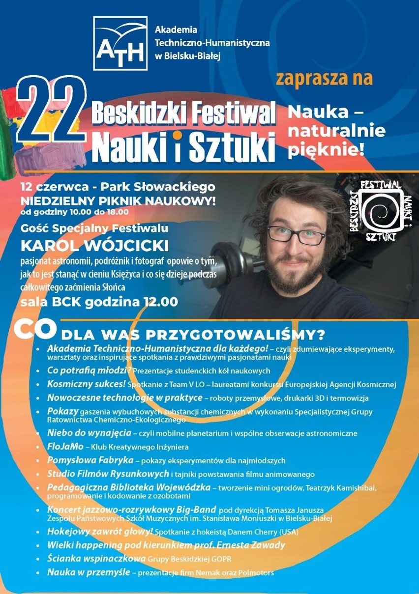 Beskidzki Festiwal Nauki i Sztuki rozpoczyna się już jutro. Eksperymenty, pokazy, dyktando i wiele innych atrakcji! 