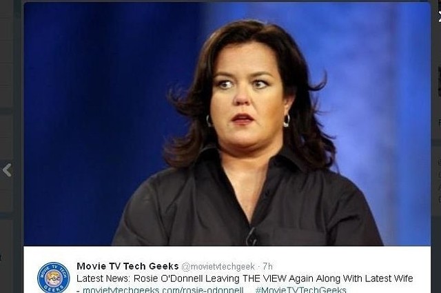 Rosie O'Donnell (fot. screen z Twitter.com)