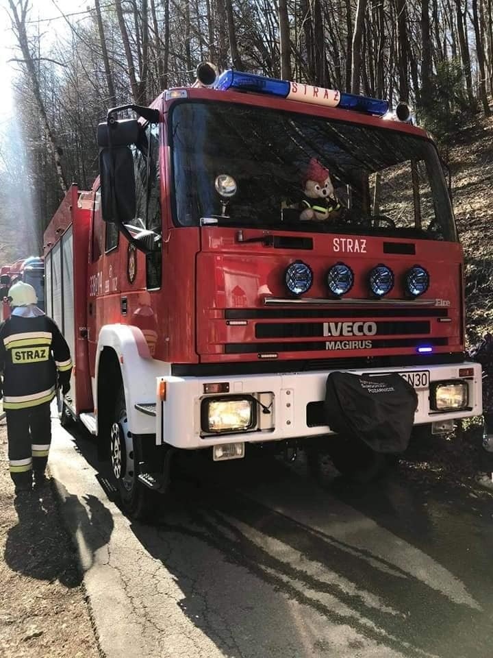 Pożar domu w Będkowicach. Spaliła się kuchnia