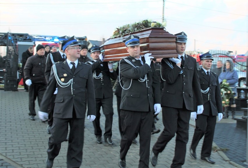 Pogrzeb druha Konrada Kozyry, strażaka z OSP Jerzmanowice