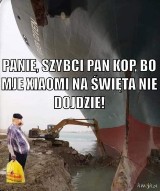 Kontenerowiec Ever Given na kanale Sueskim. Zobacz MEMY! W końcu udało się go wyciągnąć