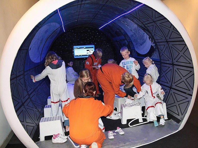 W Galerii Grudziądzkiej dzieci odbywały kosmiczną podróż