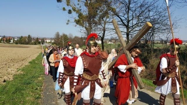 Misterium Męki Pańskiej na ulicach Krzyżanowic