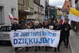 Marsz w obronie dobrego imienia św. Jana Pawła II przeszedł ulicami Kościerzyny ZDJĘCIA, WIDEO