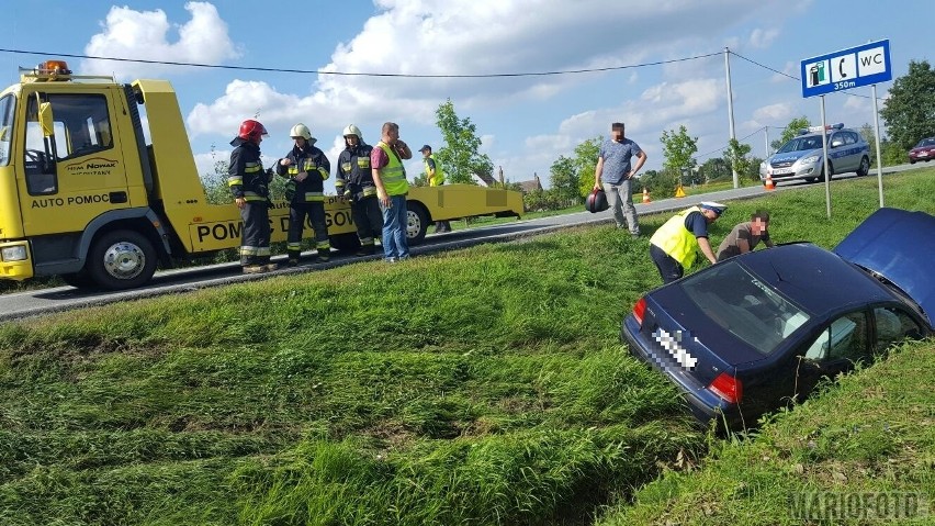 Do wypadku doszło na drodze krajowej nr 45 w Jełowej.