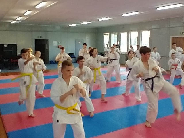 W Golubiu-Dobrzyniu zorganizowano egzamin dla karateków na stopnie szkoleniowe kyu